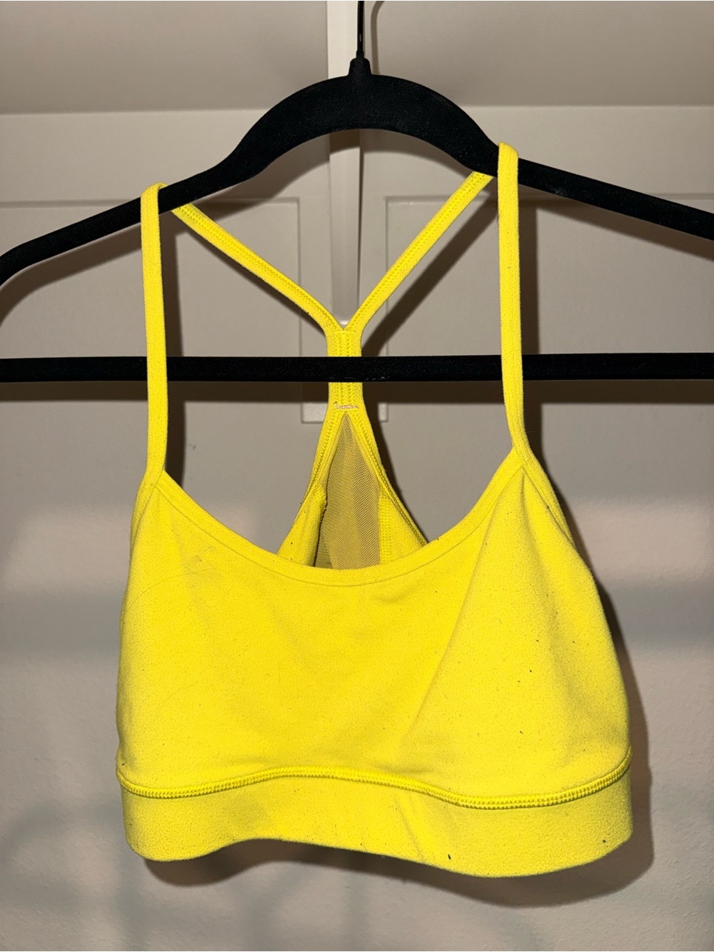 lululemon athletica Yellow Strappy Sports Bralette